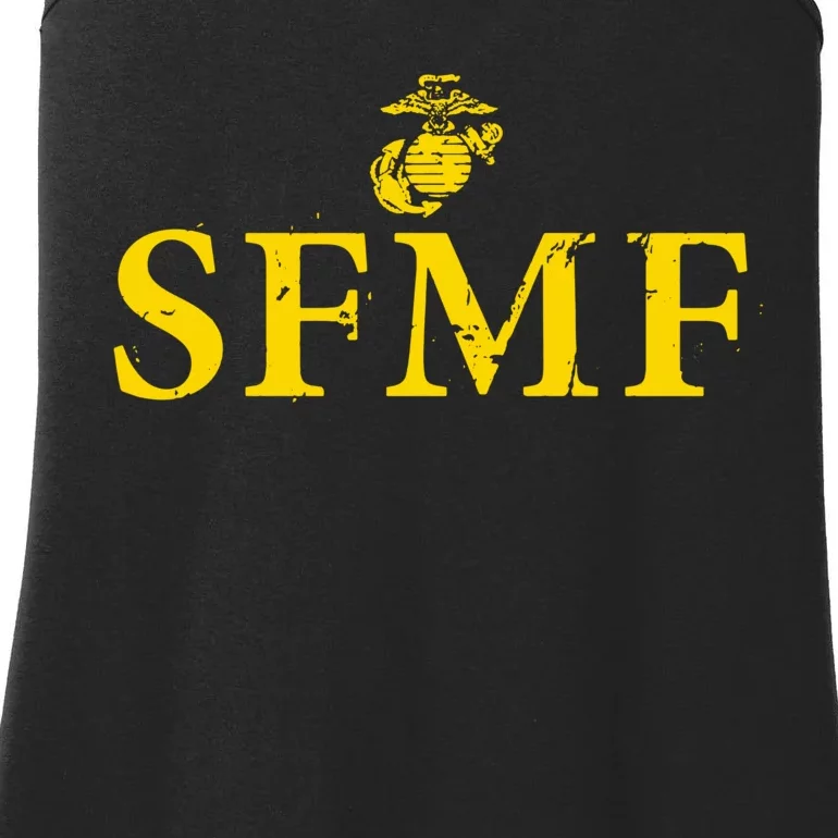 SFMF Semper Fi US Marines Ladies Essential Tank