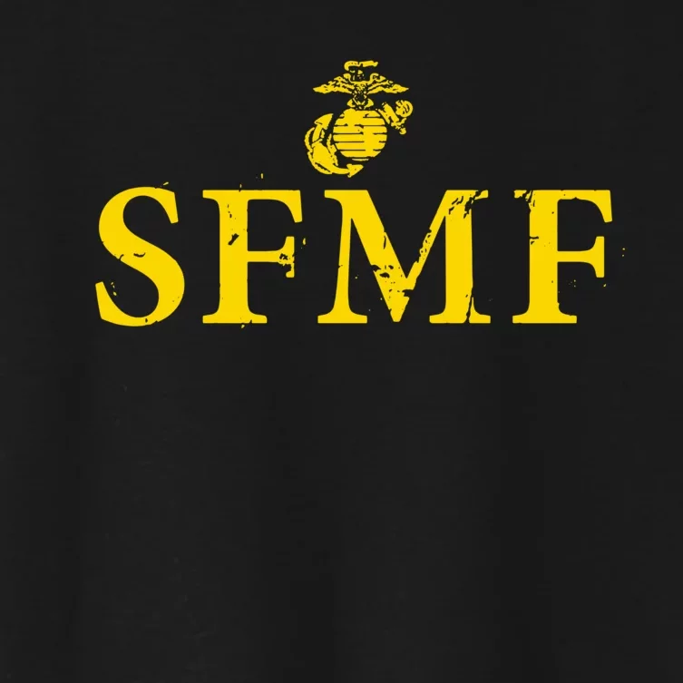 SFMF Semper Fi US Marines Women's Crop Top Tee