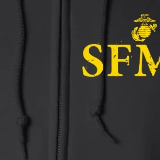 SFMF Semper Fi US Marines Full Zip Hoodie