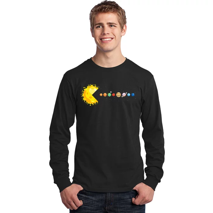 Solar System Funny Planet Sun And Astrology Long Sleeve Shirt