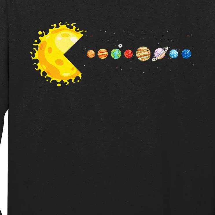 Solar System Funny Planet Sun And Astrology Long Sleeve Shirt