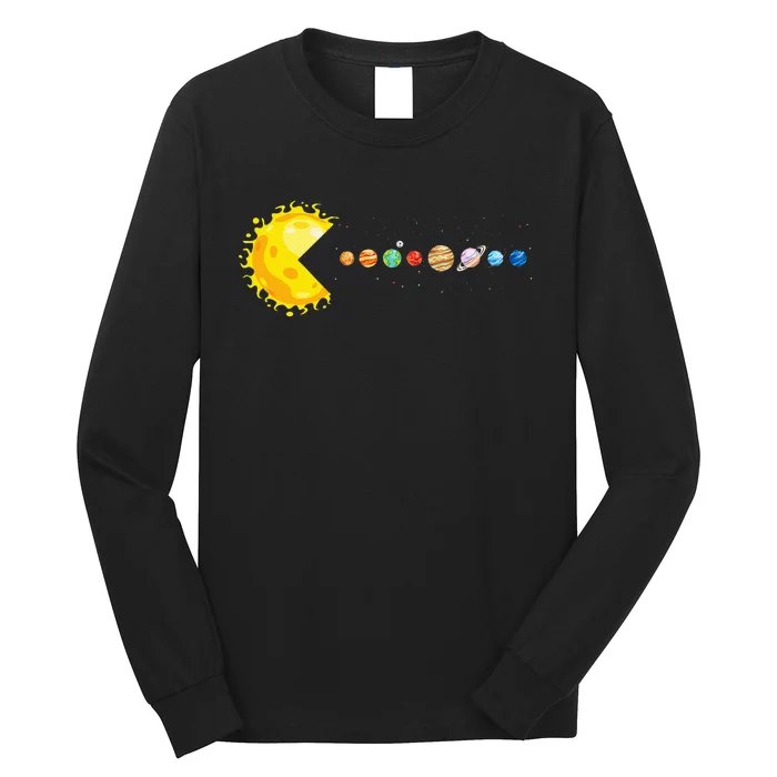 Solar System Funny Planet Sun And Astrology Long Sleeve Shirt