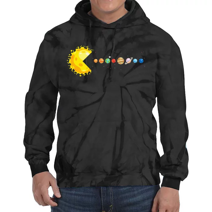 Solar System Funny Planet Sun And Astrology Tie Dye Hoodie