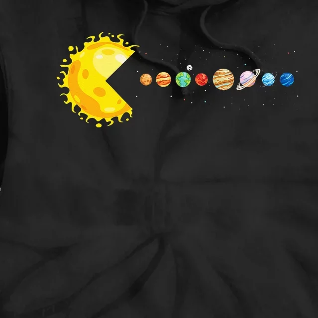 Solar System Funny Planet Sun And Astrology Tie Dye Hoodie