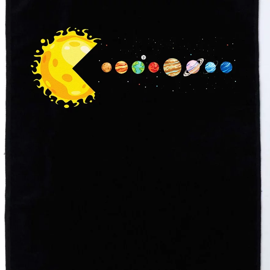 Solar System Funny Planet Sun And Astrology Platinum Collection Golf Towel