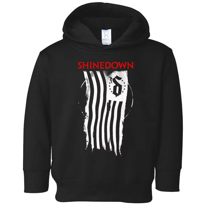 Shinedown Shredded Flag Toddler Hoodie