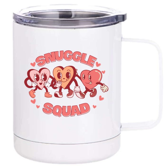 Snuggle Squad Funny Nicu L And D Nurse Happy Valentines Day Gift Front & Back 12oz Stainless Steel Tumbler Cup