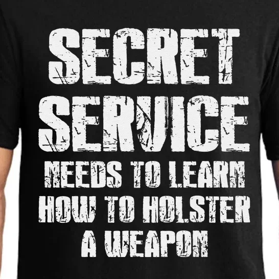 Secret Service Funny Holster Failure Secret Service Trump Pajama Set