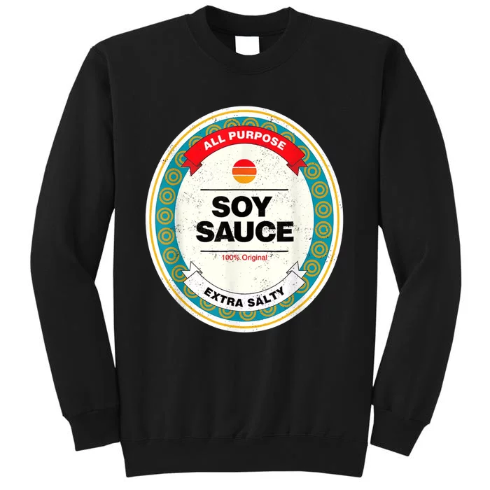 Soy Sauce Funny Costume Vegan Soy Sauce Funny Sushi Matching Group Halloween Sweatshirt