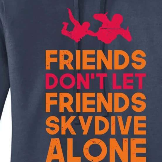 Skydiver Shirts Funny Friends Skydiving Parachute Women's Pullover Hoodie