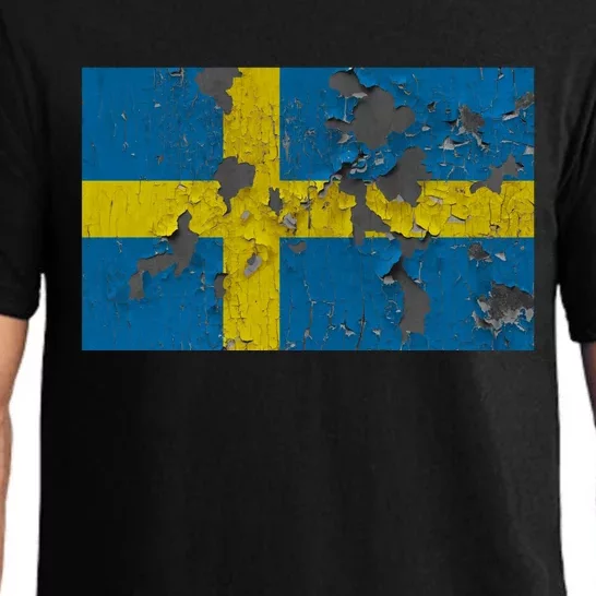 Sweden Stone Flag Pajama Set