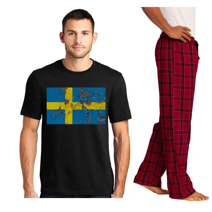 Sweden Stone Flag Pajama Set