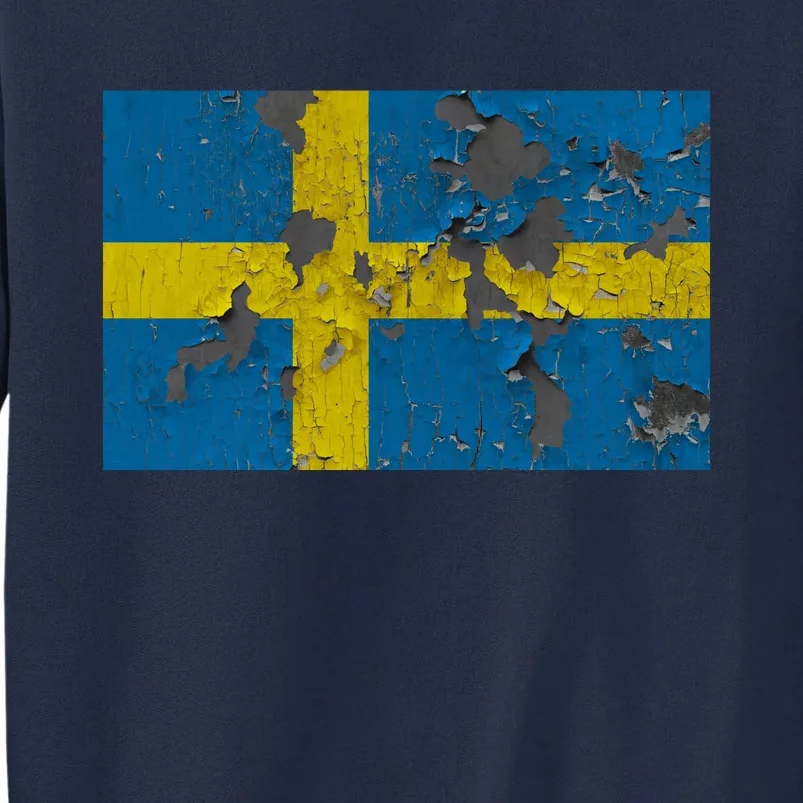 Sweden Stone Flag Tall Sweatshirt