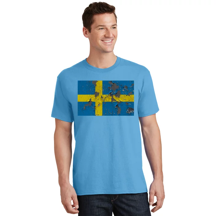 Sweden Stone Flag T-Shirt