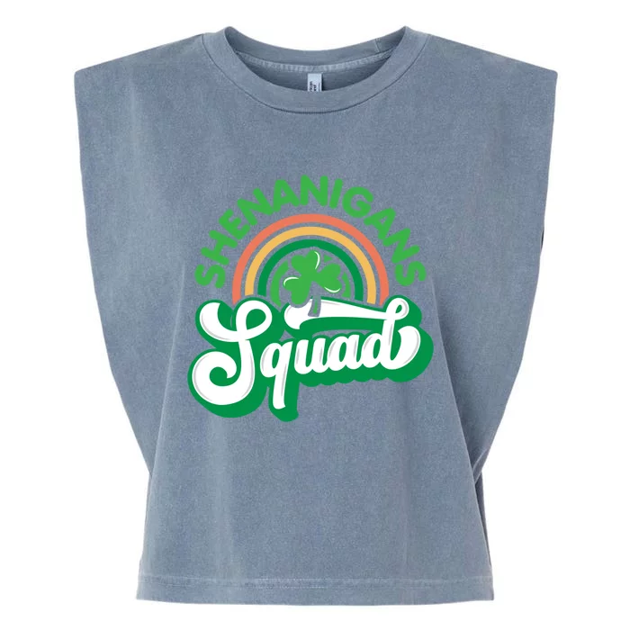 Shenanigans Squad Funny St Patricks Day Ing Cute Gift Garment-Dyed Women's Muscle Tee