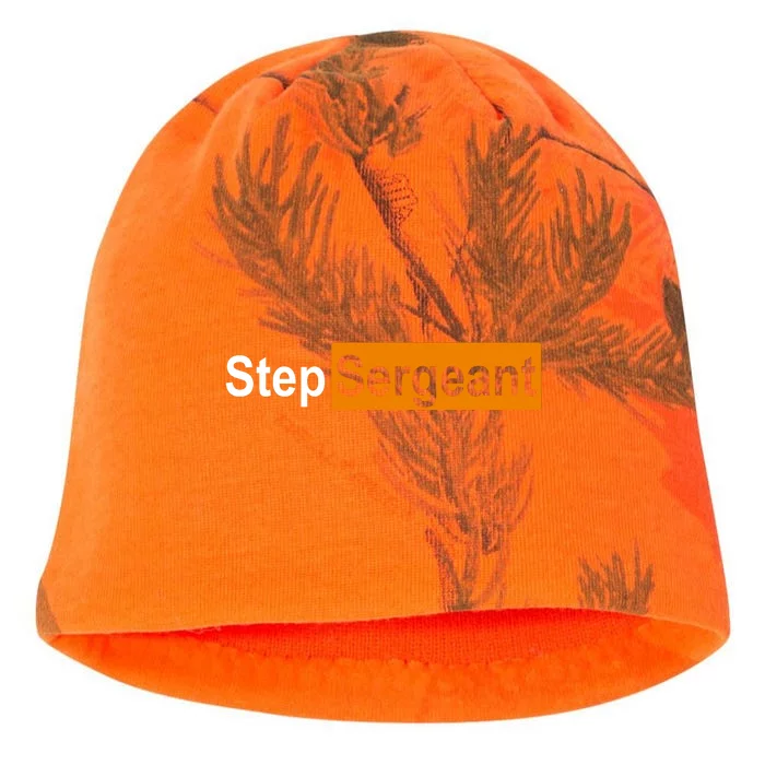 Step Sergeant Funny Military Kati - Camo Knit Beanie