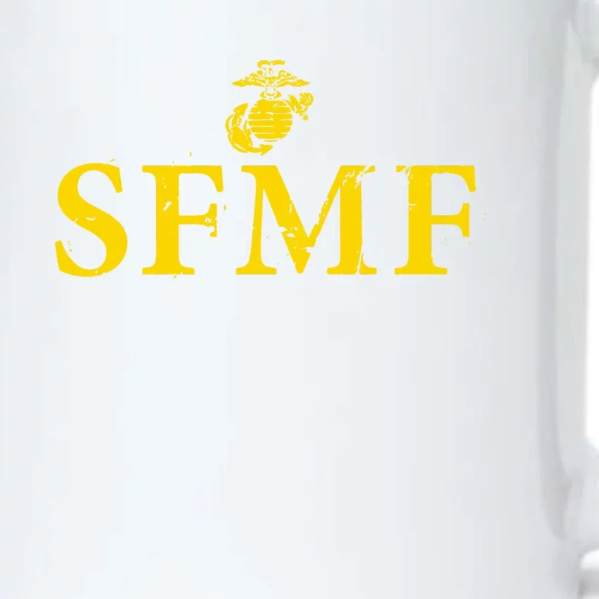 SFMF Semper Fi US Marines Black Color Changing Mug