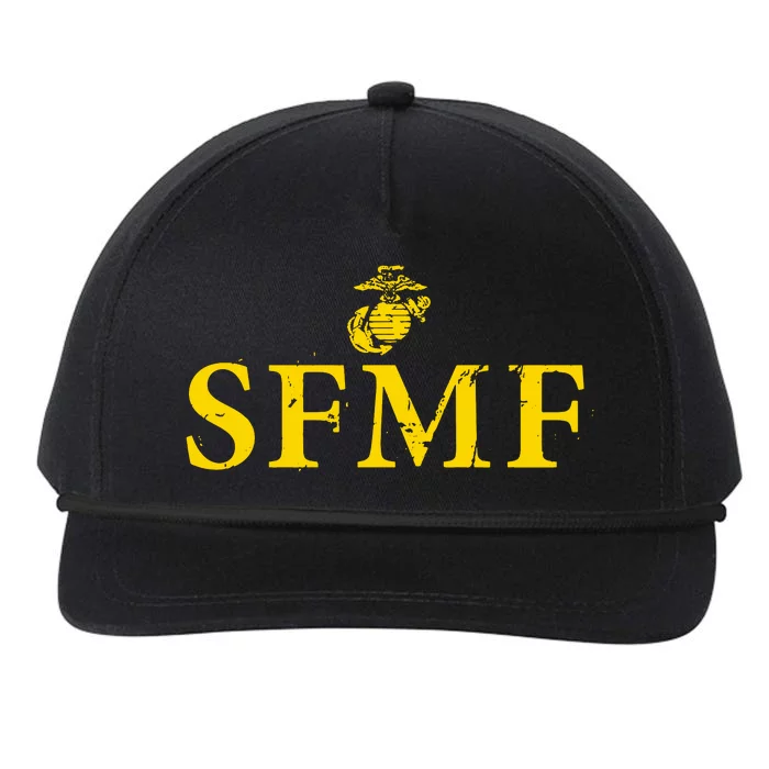 SFMF Semper Fi US Marines Snapback Five-Panel Rope Hat