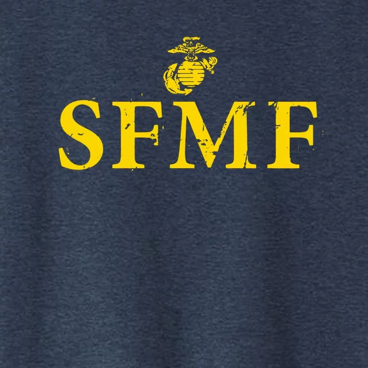 SFMF Semper Fi US Marines Women's Crop Top Tee