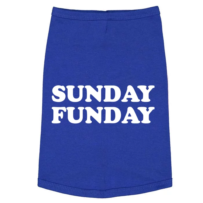 #Sundayfunday Sunday Funday Cute Gift Doggie Tank