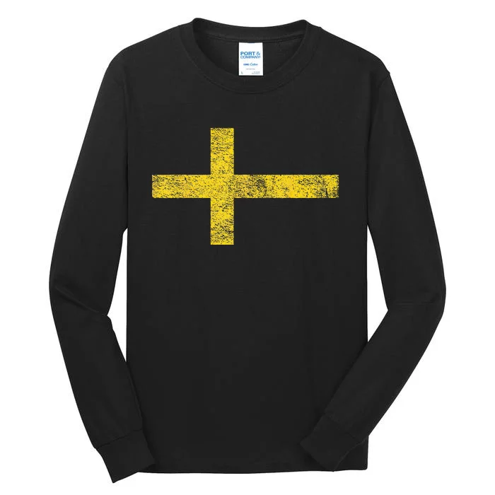 SWEDEN SWEDISH FLAG SVENSKA SVERIGE NORDIC CROSS Tall Long Sleeve T-Shirt