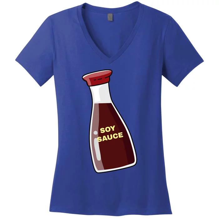 Soy Sauce For Sushi Design Sushi Lover Gift Women's V-Neck T-Shirt