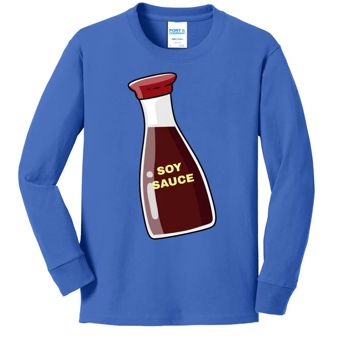 Soy Sauce For Sushi Design Sushi Lover Gift Kids Long Sleeve Shirt