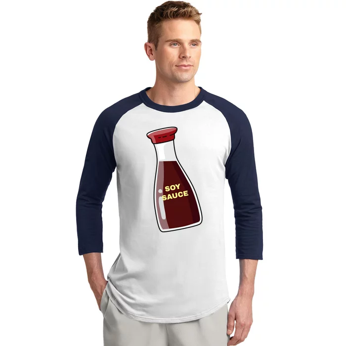 Soy Sauce For Sushi Design Sushi Lover Gift Baseball Sleeve Shirt