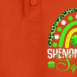 Shenanigans Squad Funny St Patricks Day Costume Rainbow Gift Dry Zone Grid Performance Polo