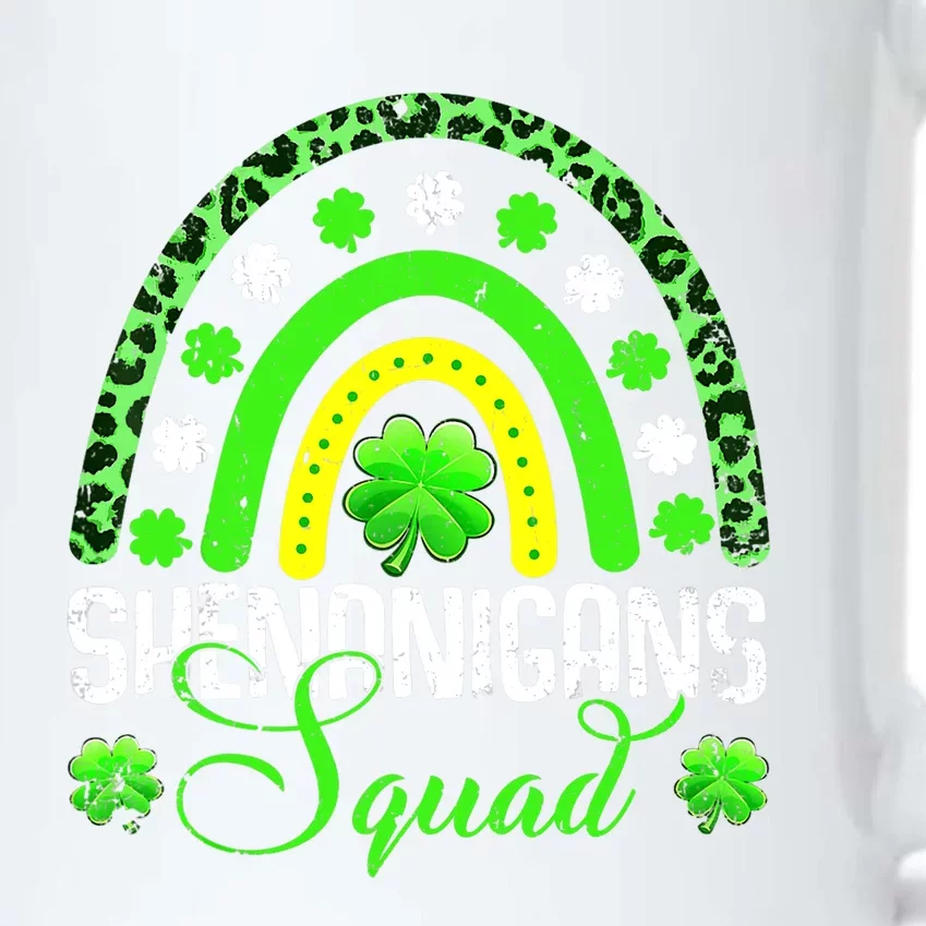 Shenanigans Squad Funny St Patricks Day Costume Rainbow Gift Black Color Changing Mug