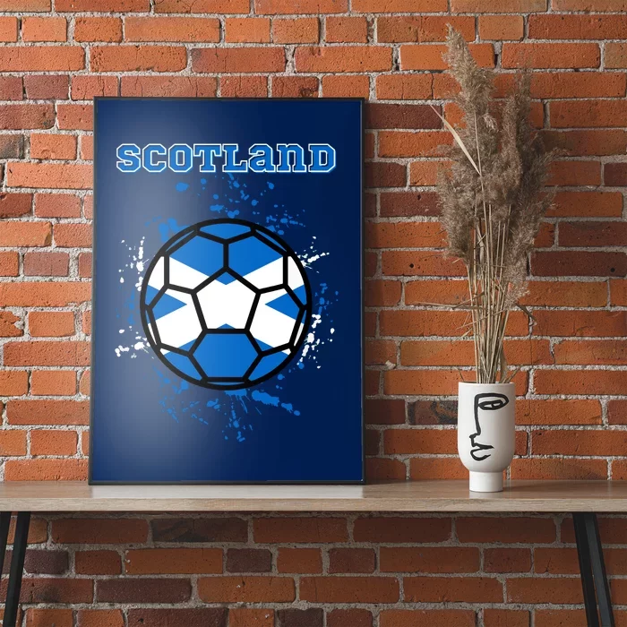 Soccer Scotland Funny Poster