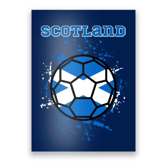 Soccer Scotland Funny Poster