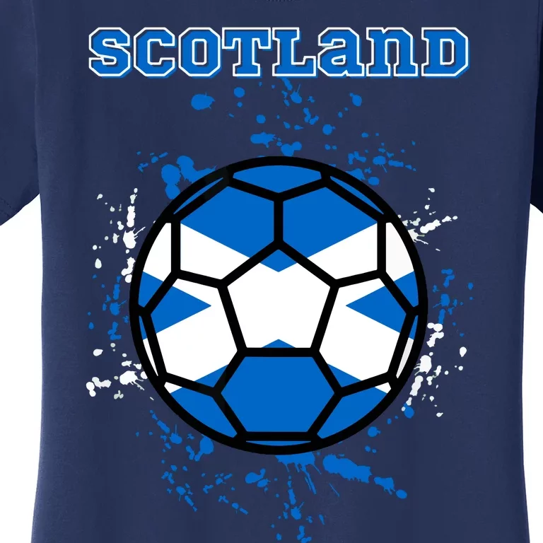 Soccer Scotland Funny Women's T-Shirt