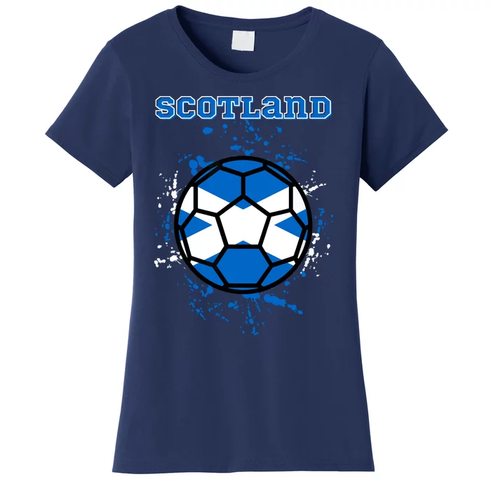 Soccer Scotland Funny Women's T-Shirt