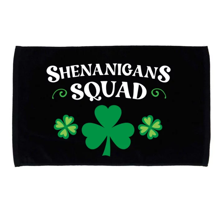 Shenanigans Squad Family Matching St Patricks Day Groups Gift Microfiber Hand Towel