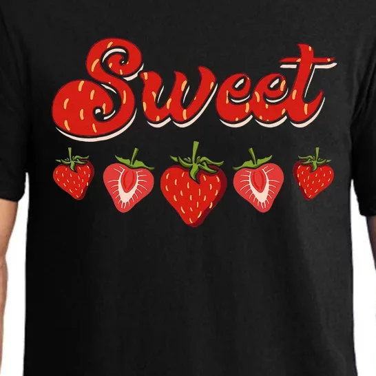 Sweet Strawberries Fruitarian Strawberry Berry Fruit Lover Pajama Set