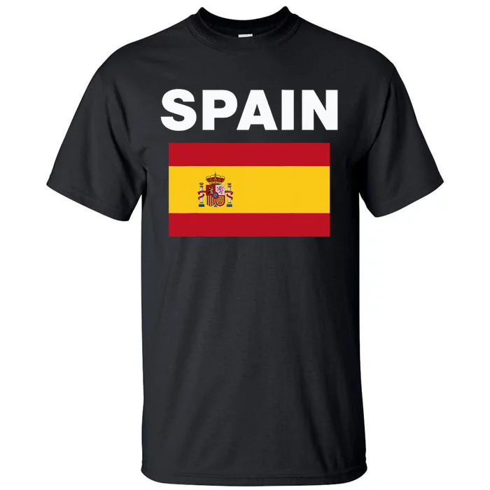 Spain Spanish Flag Heritage Tall T-Shirt