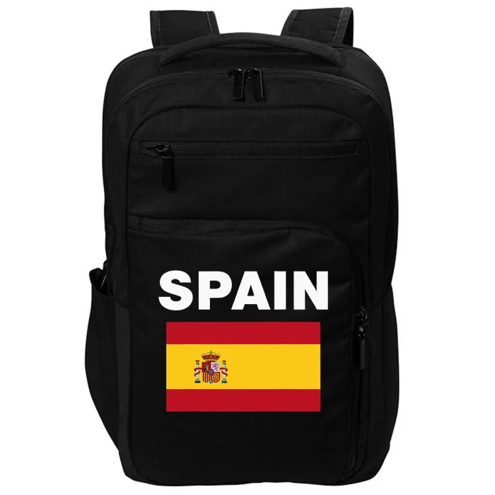 Spain Spanish Flag Heritage Impact Tech Backpack