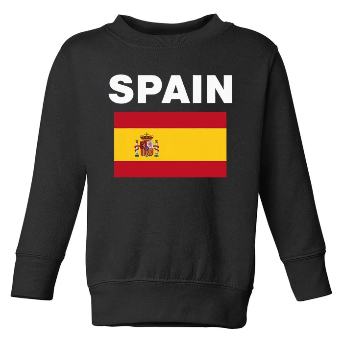 Spain Spanish Flag Heritage Toddler Sweatshirt