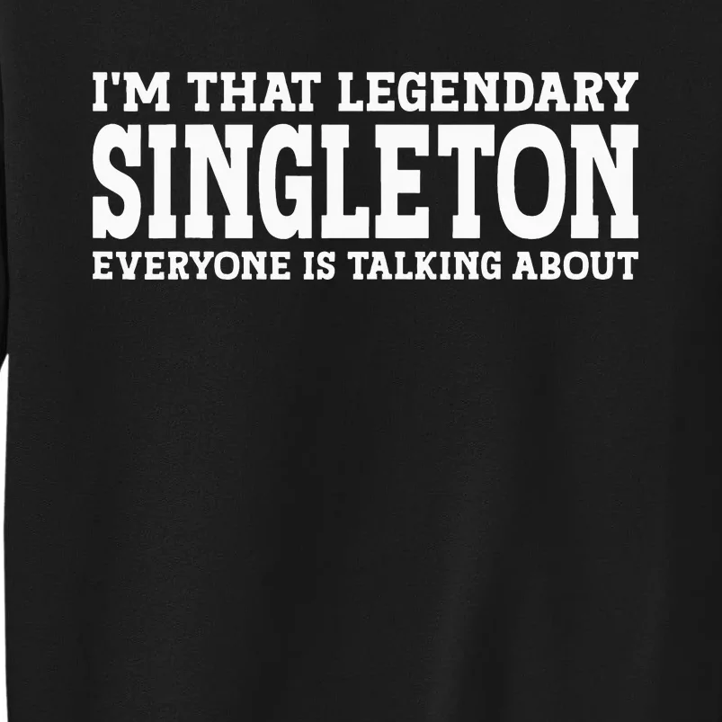 Singleton Surname Funny Team Family Last Name Singleton Tall Sweatshirt