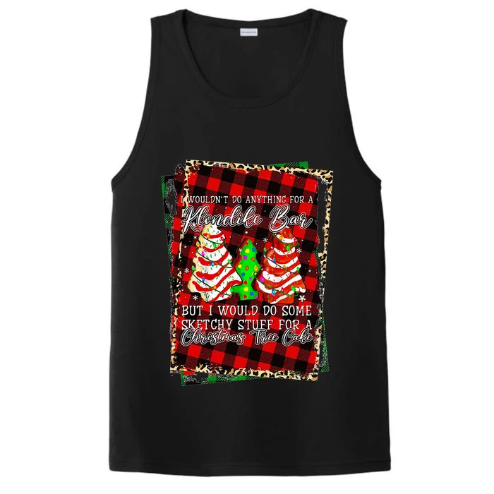 Sketchy Stuff For Some Christmas Tree Cakes Debbie Pajama Performance Tank