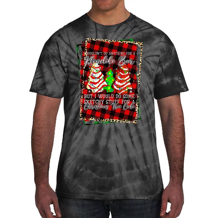 Sketchy Stuff For Some Christmas Tree Cakes Debbie Pajama Tie-Dye T-Shirt