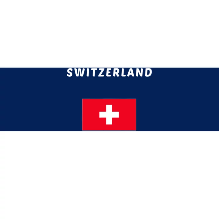 Switzerland Swiss Flag Bumper Sticker