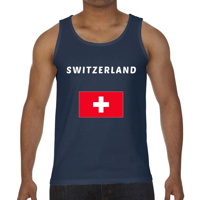 Switzerland Swiss Flag Comfort Colors® Tank Top