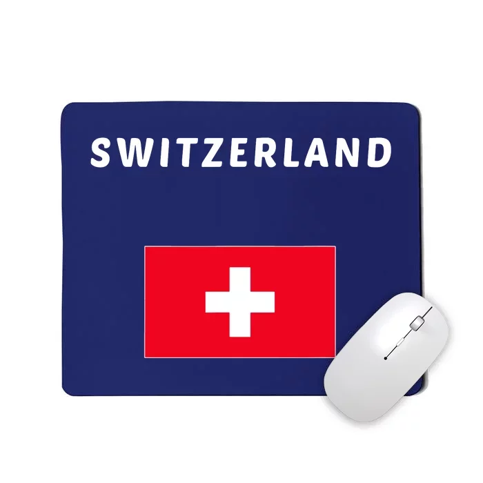 Switzerland Swiss Flag Mousepad