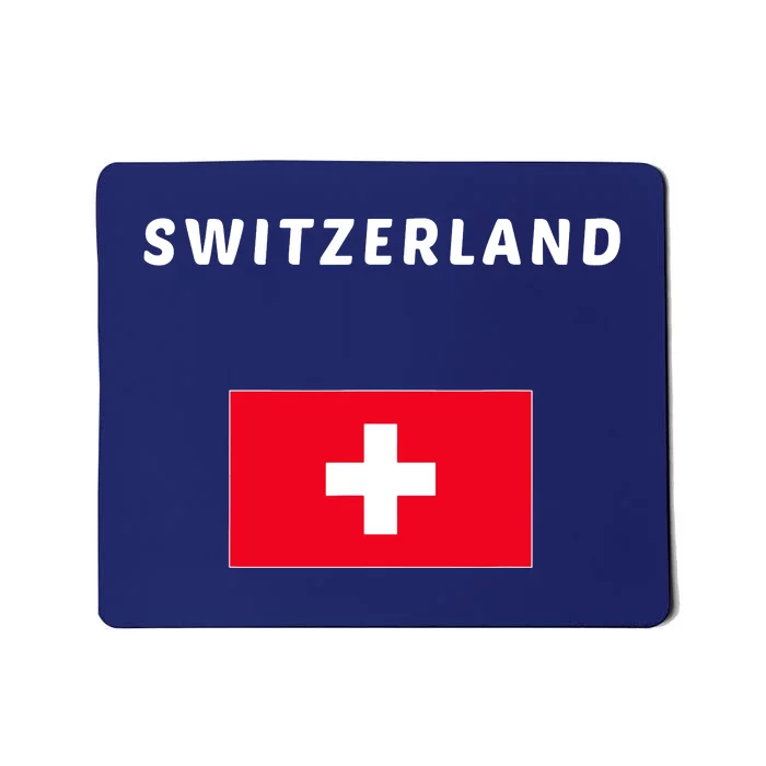 Switzerland Swiss Flag Mousepad