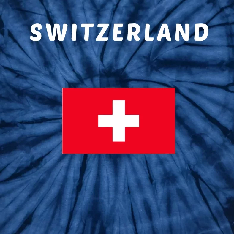 Switzerland Swiss Flag Tie-Dye T-Shirt