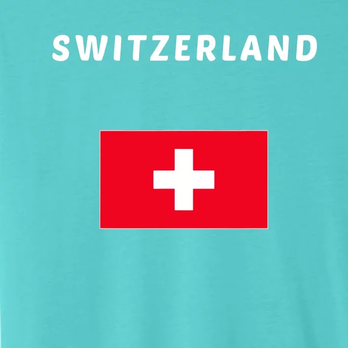 Switzerland Swiss Flag ChromaSoft Performance T-Shirt