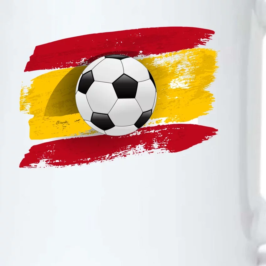 Spain Soccer Flag Black Color Changing Mug