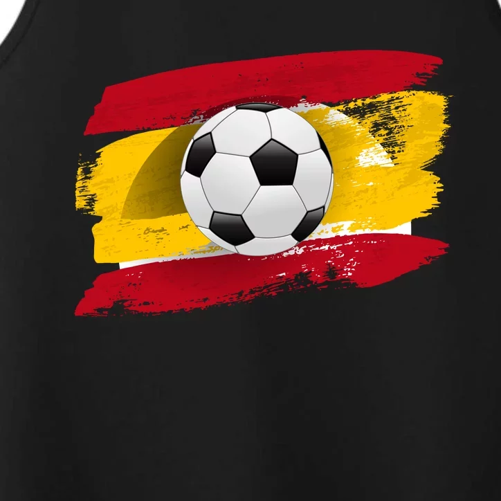 Spain Soccer Flag Performance Tank